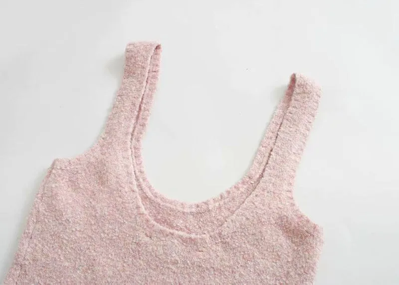 Splicing Single-breasted Lantern Sleeve Cardigan Sweaters Tank Tops