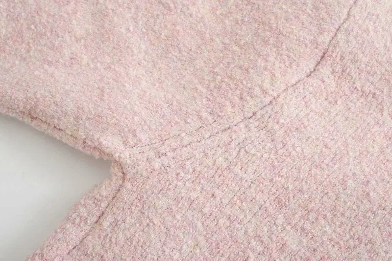 Splicing Single-breasted Lantern Sleeve Cardigan Sweaters Tank Tops