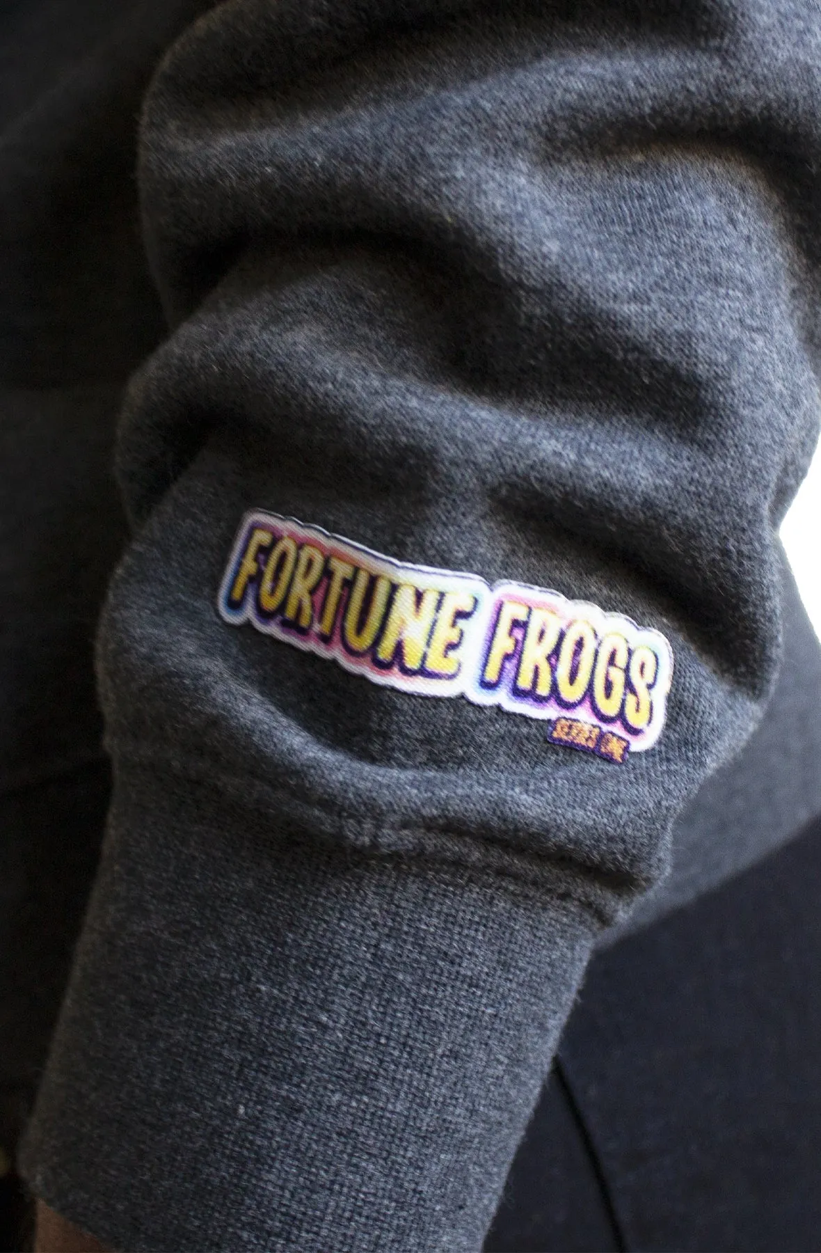 Stay Winning Fortune Frogs Grey Hoodie