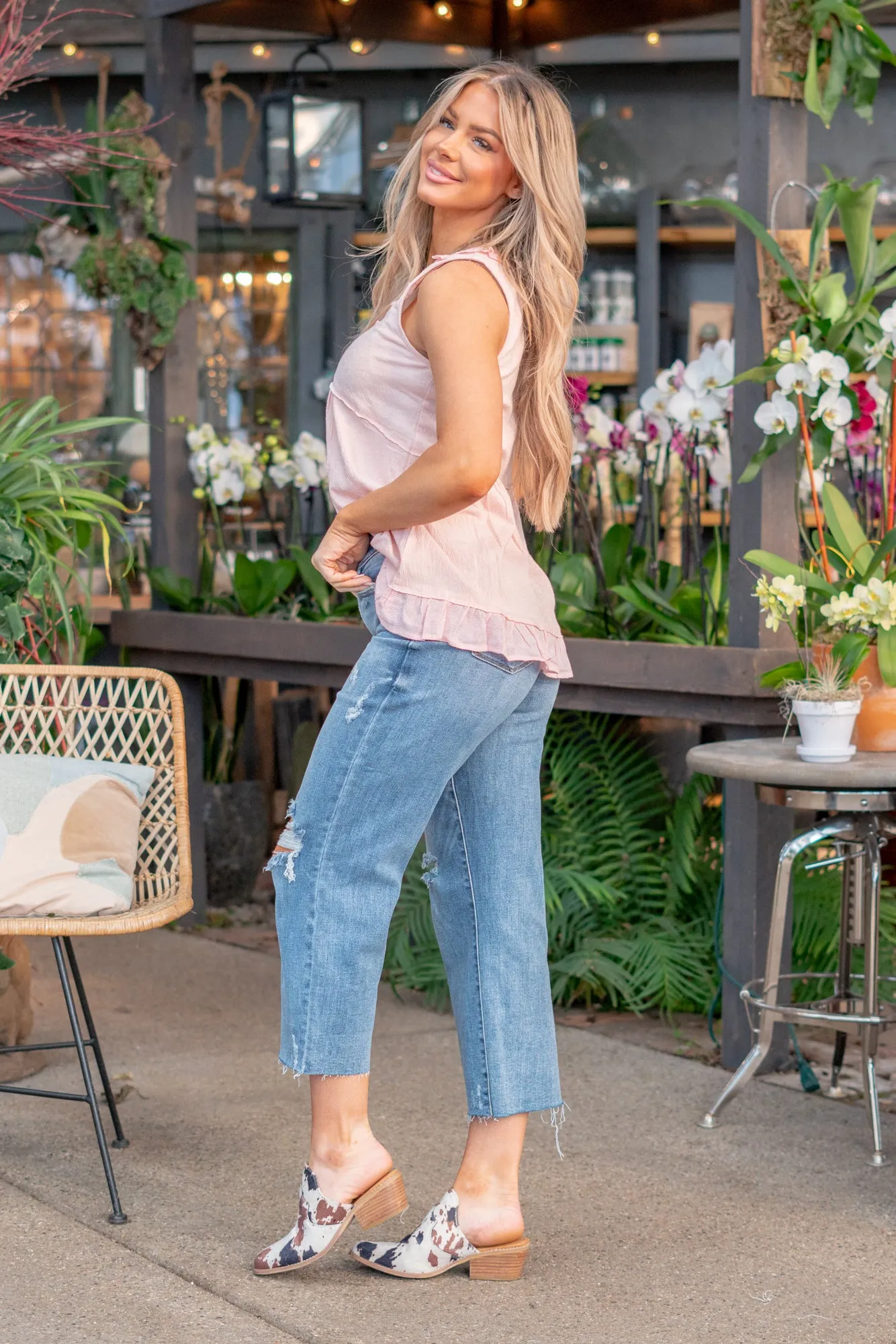 Stephanie High Rise Wide Leg Crop Regular & Plus Sizes
