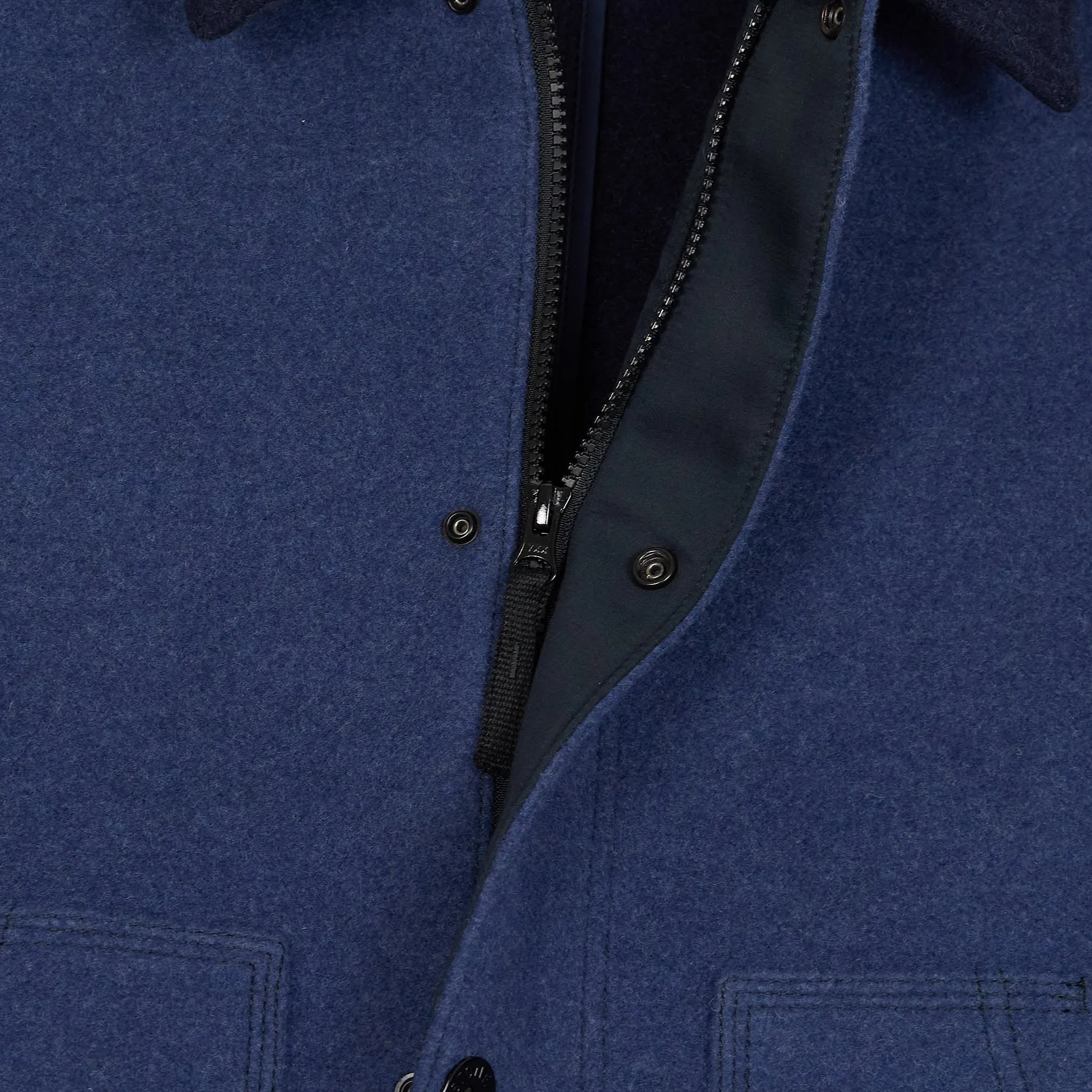 Stone Island Full Zip Wool Workwear Jacket