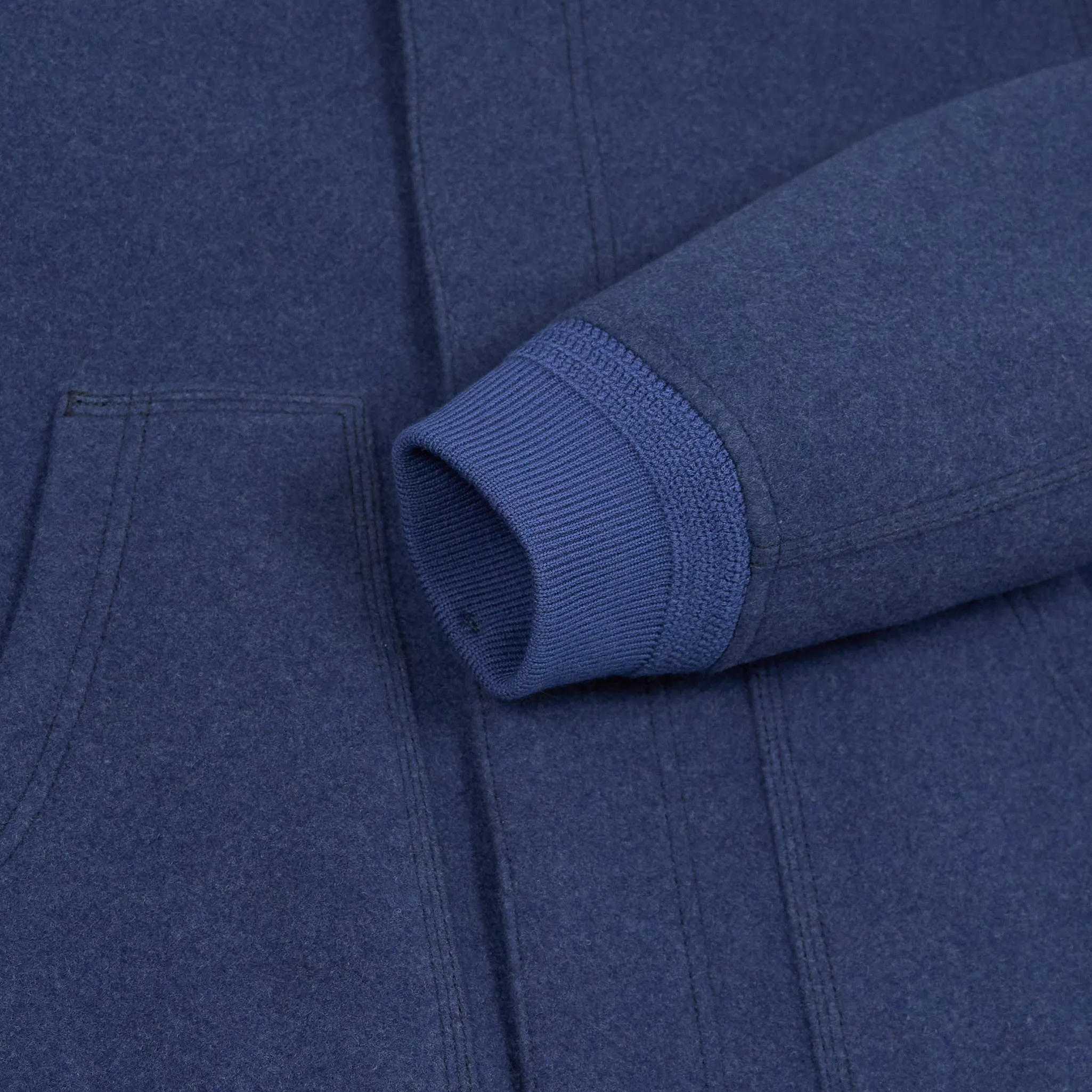 Stone Island Full Zip Wool Workwear Jacket