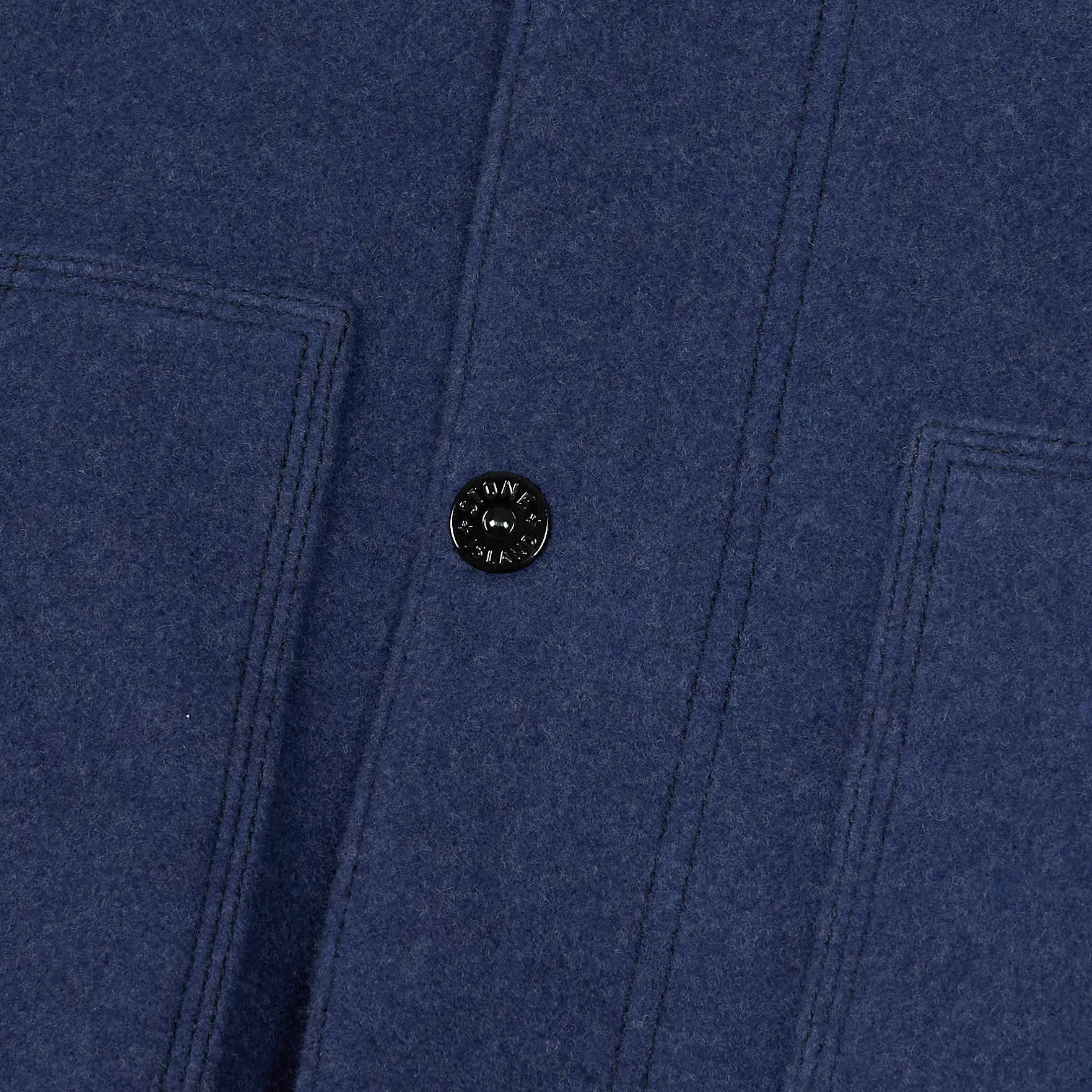 Stone Island Full Zip Wool Workwear Jacket