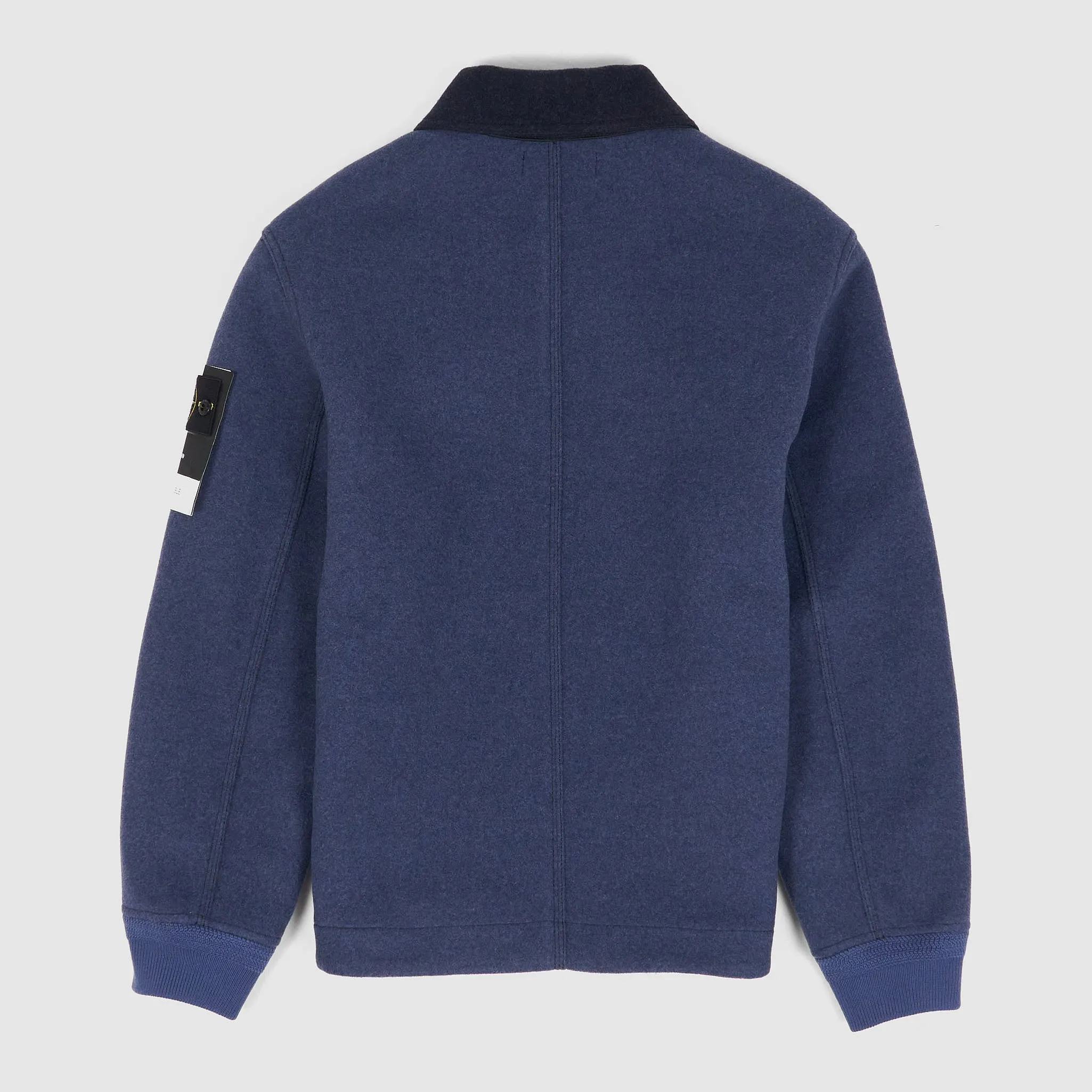 Stone Island Full Zip Wool Workwear Jacket