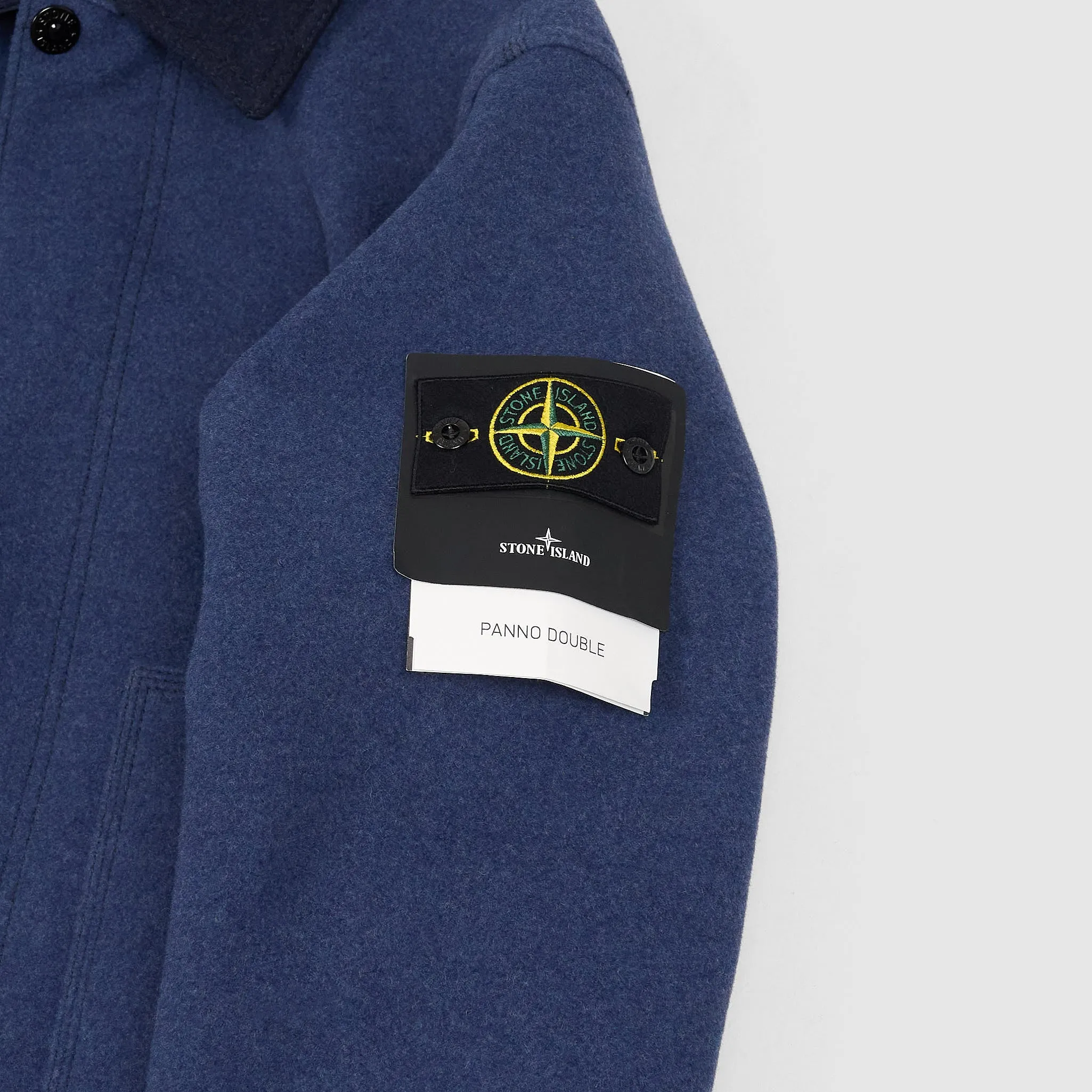 Stone Island Full Zip Wool Workwear Jacket