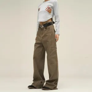 Straight-leg Cargo Jeans
