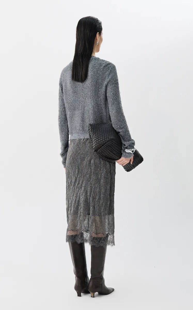 Sweater / JNBY Slim Fit Cropped Cardigan