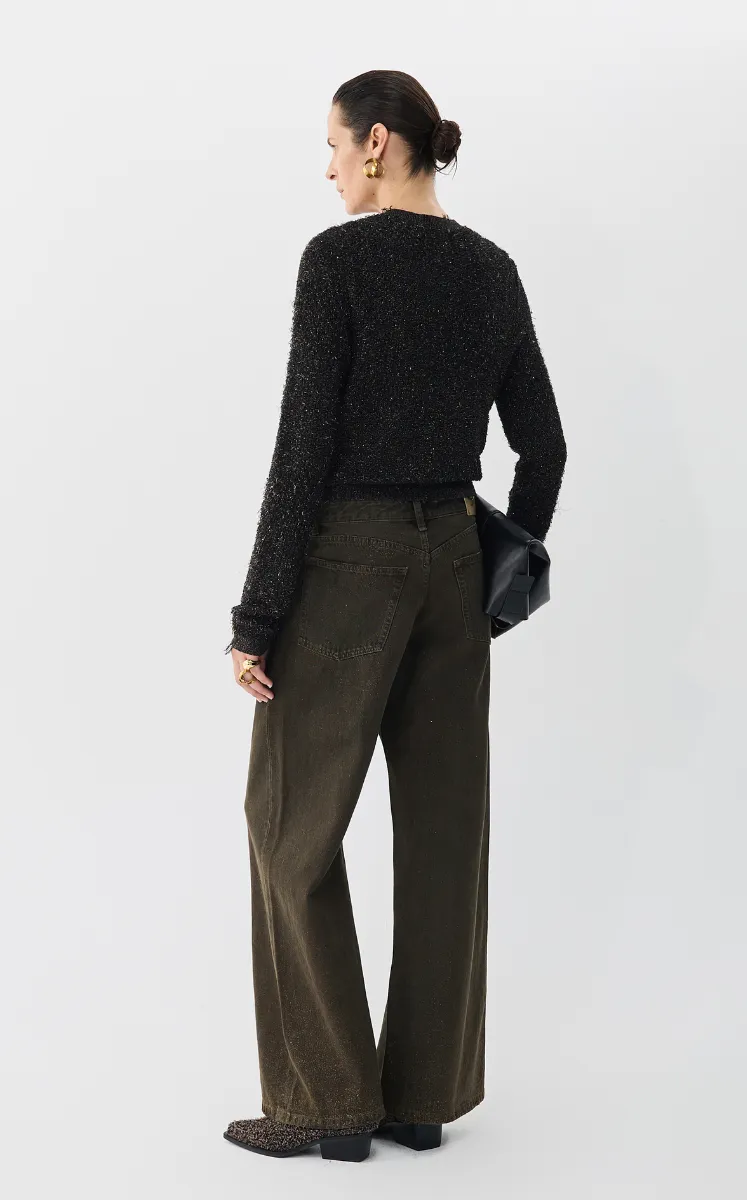 Sweater / JNBY Slim Fit Cropped Cardigan
