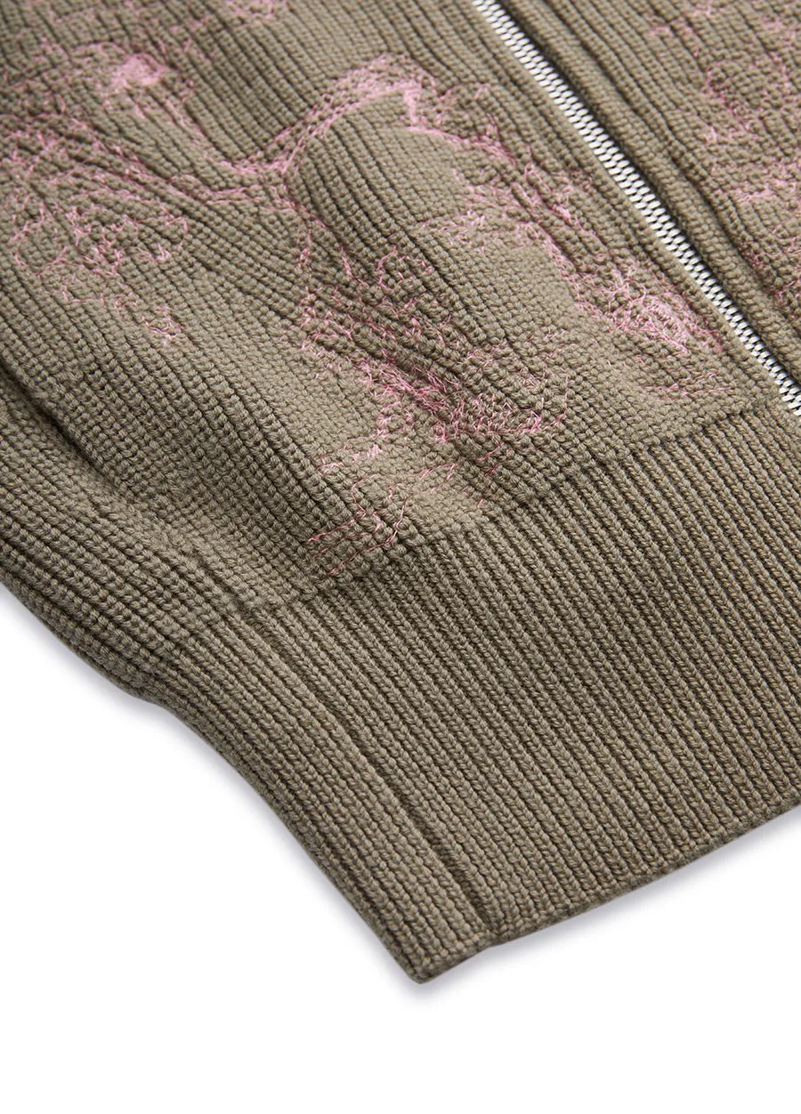 Sweater / JNBY V-neck Basulan Wool Cropped Cardigan
