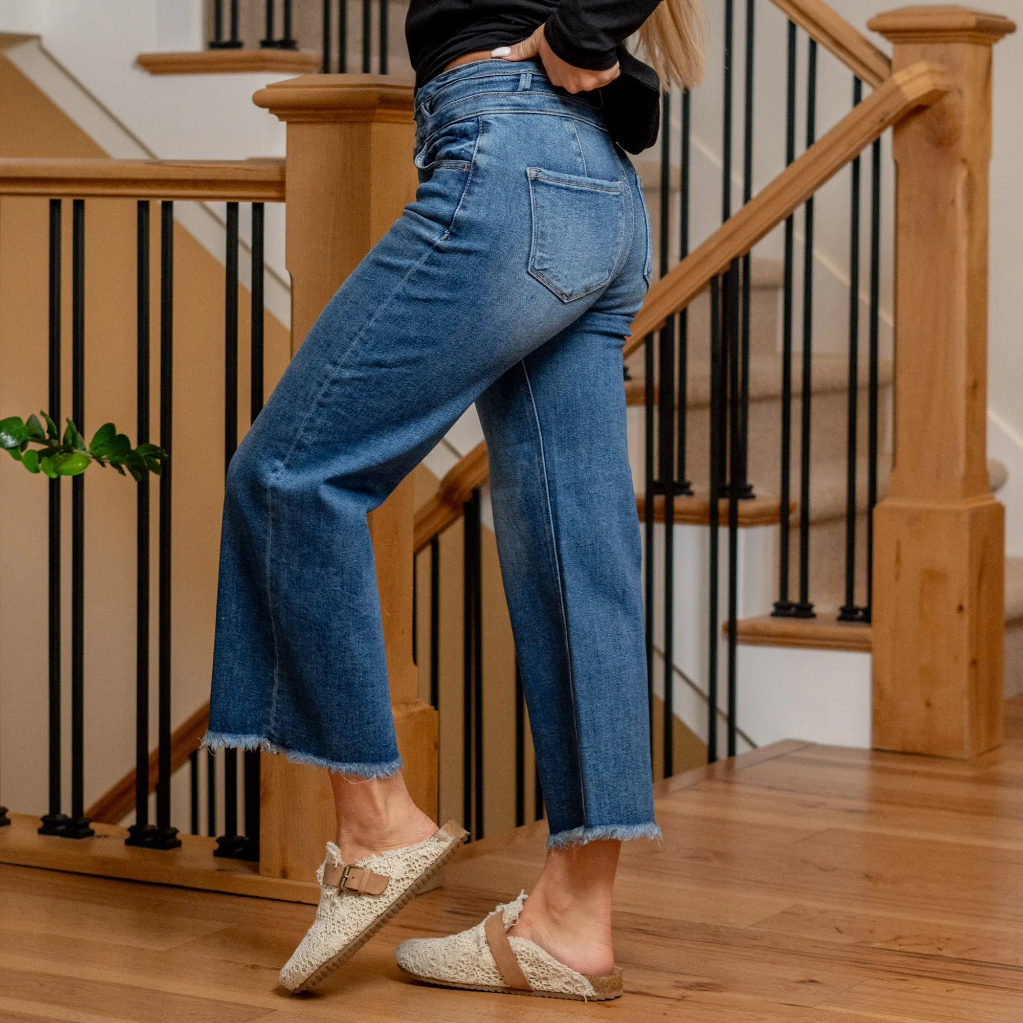 Sweet Serenade High Rise Cropped Wide Leg Regular & Plus Sizes