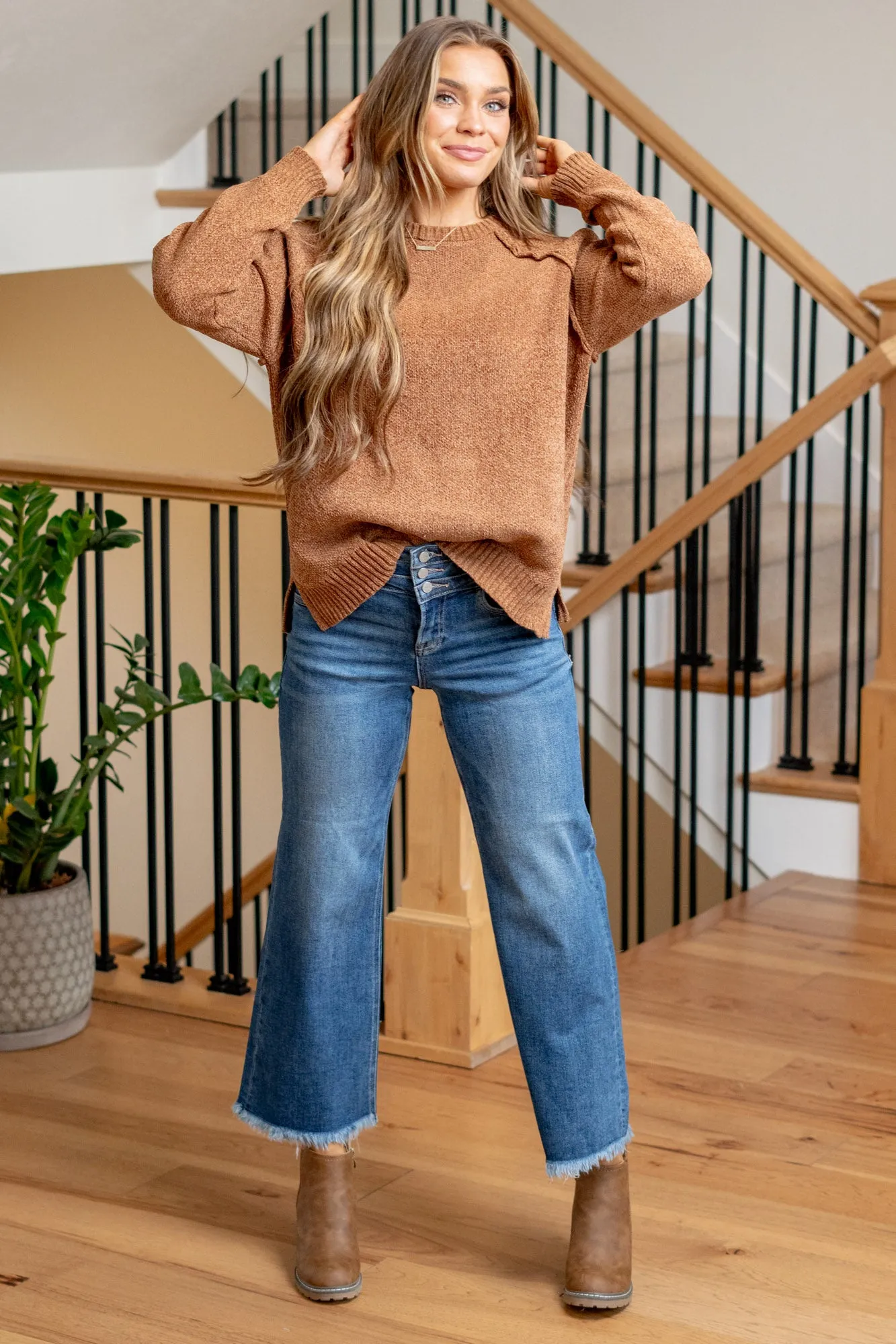 Sweet Serenade High Rise Cropped Wide Leg Regular & Plus Sizes