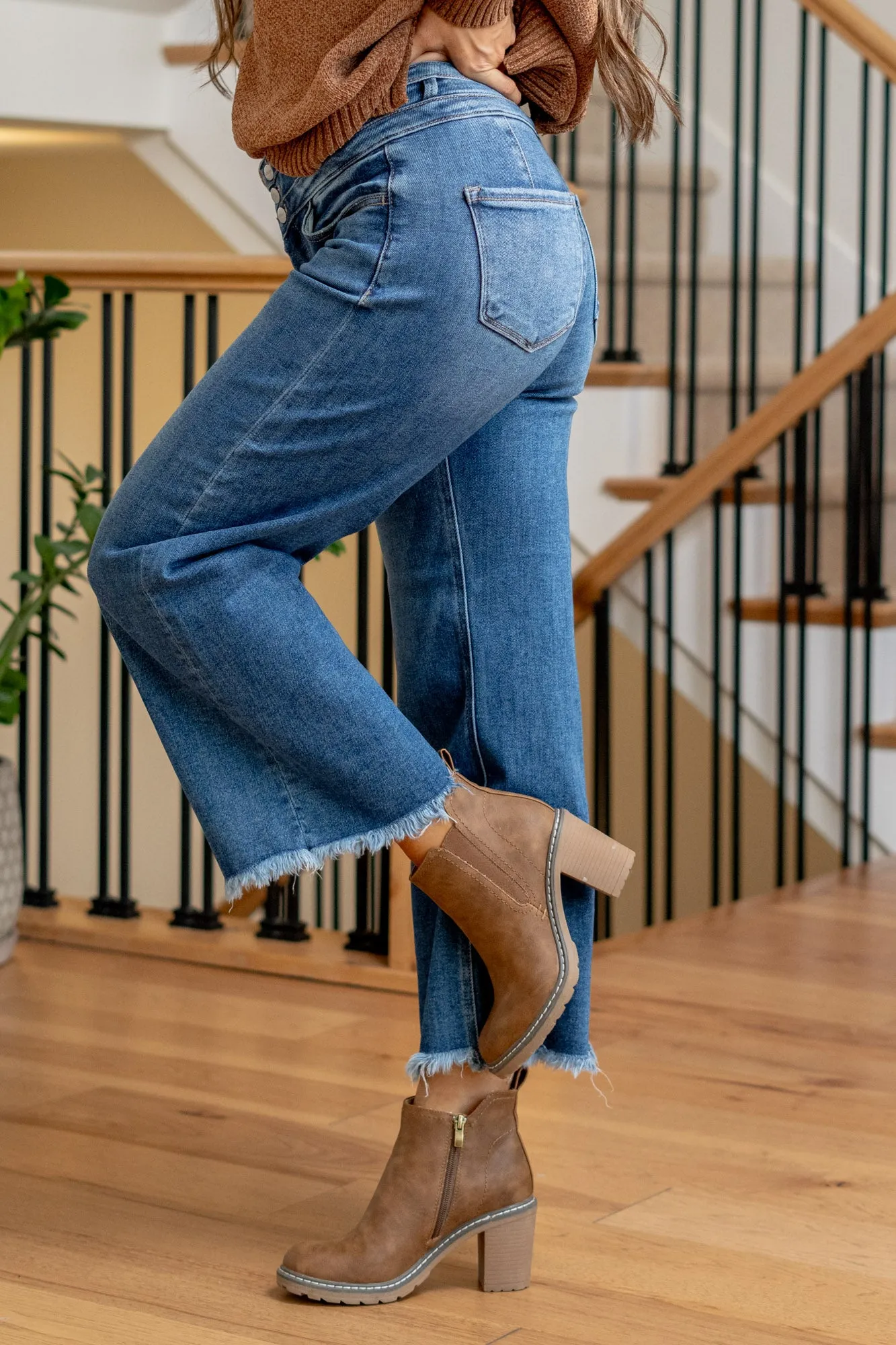 Sweet Serenade High Rise Cropped Wide Leg Regular & Plus Sizes