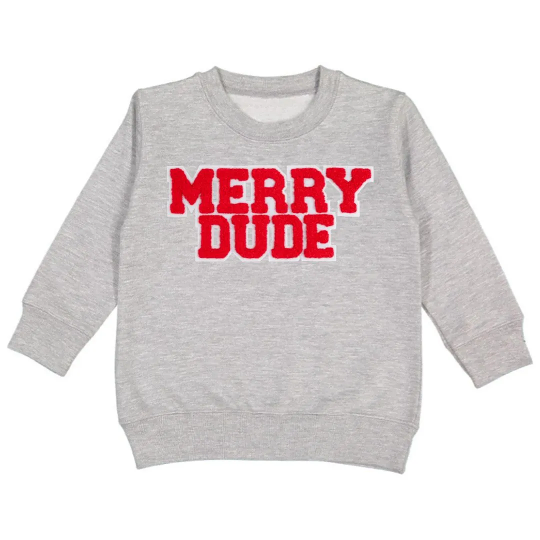 Sweet Wink Merry Dude Patch Sweatshirt