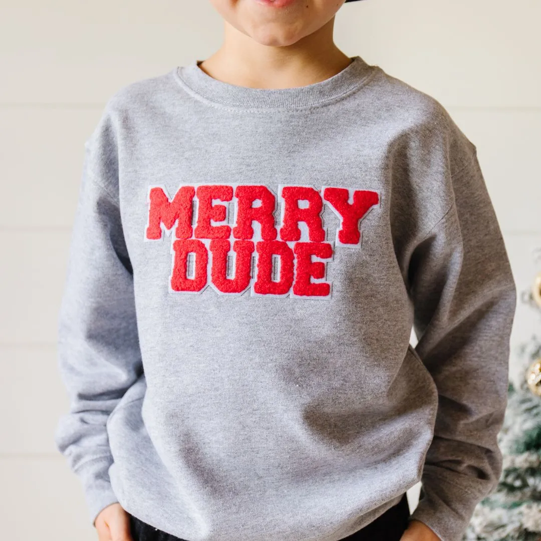 Sweet Wink Merry Dude Patch Sweatshirt