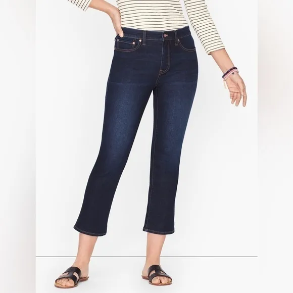 Talbots Signature Crop Flare Jeans Sz. 2 Petite