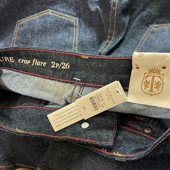 Talbots Signature Crop Flare Jeans Sz. 2 Petite