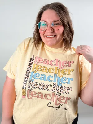 Teacher Life Graphic Tee