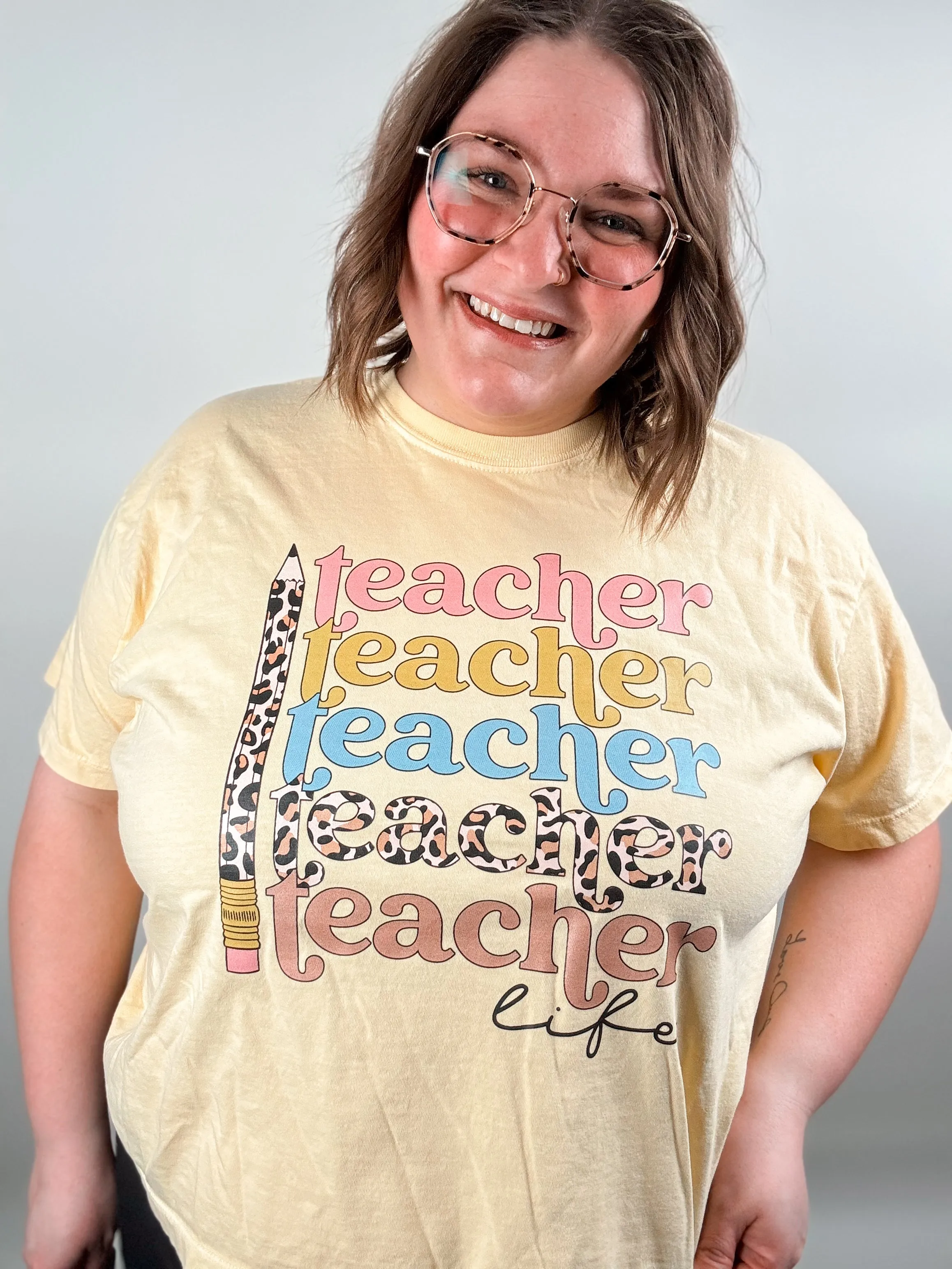 Teacher Life Graphic Tee