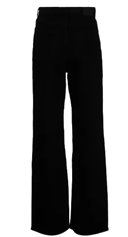Tessa Black High Rise Wide Leg Jeans