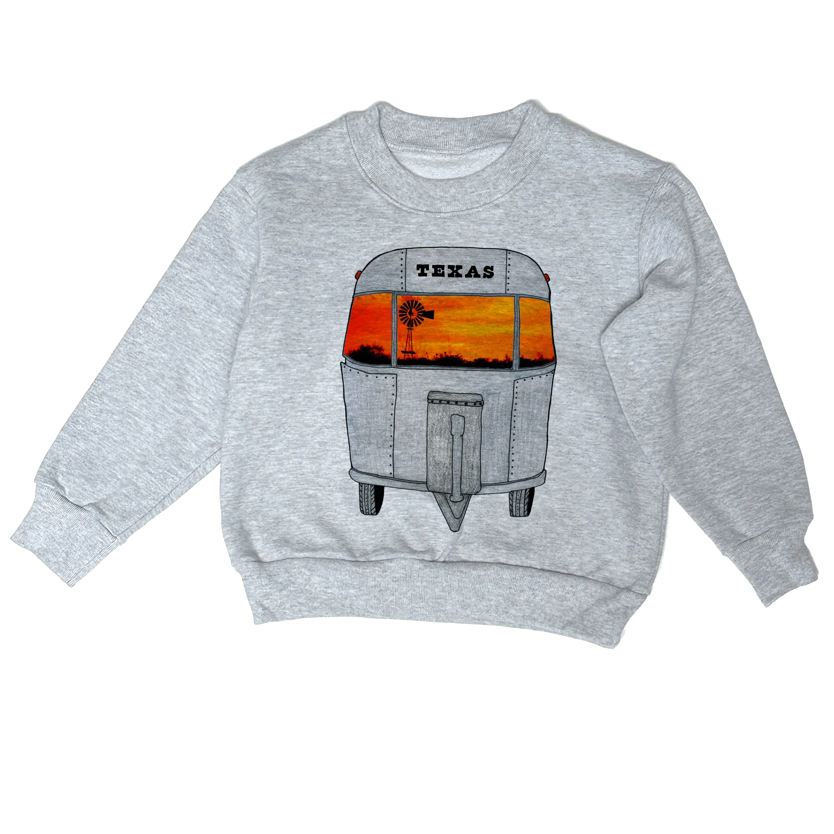 Texas View - Heavy Fleece sweatshirt grey