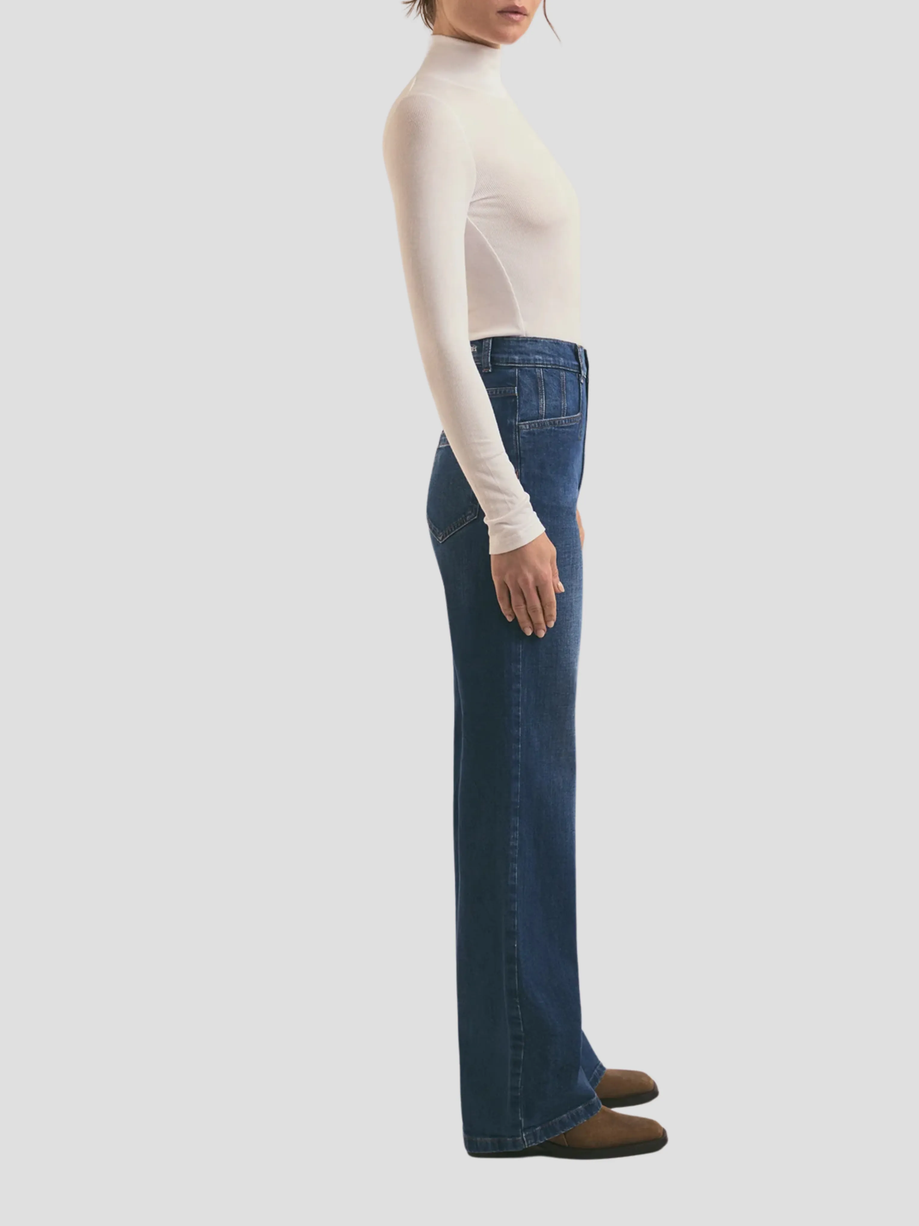 The Jordie Super High Rise Wide Leg Jeans