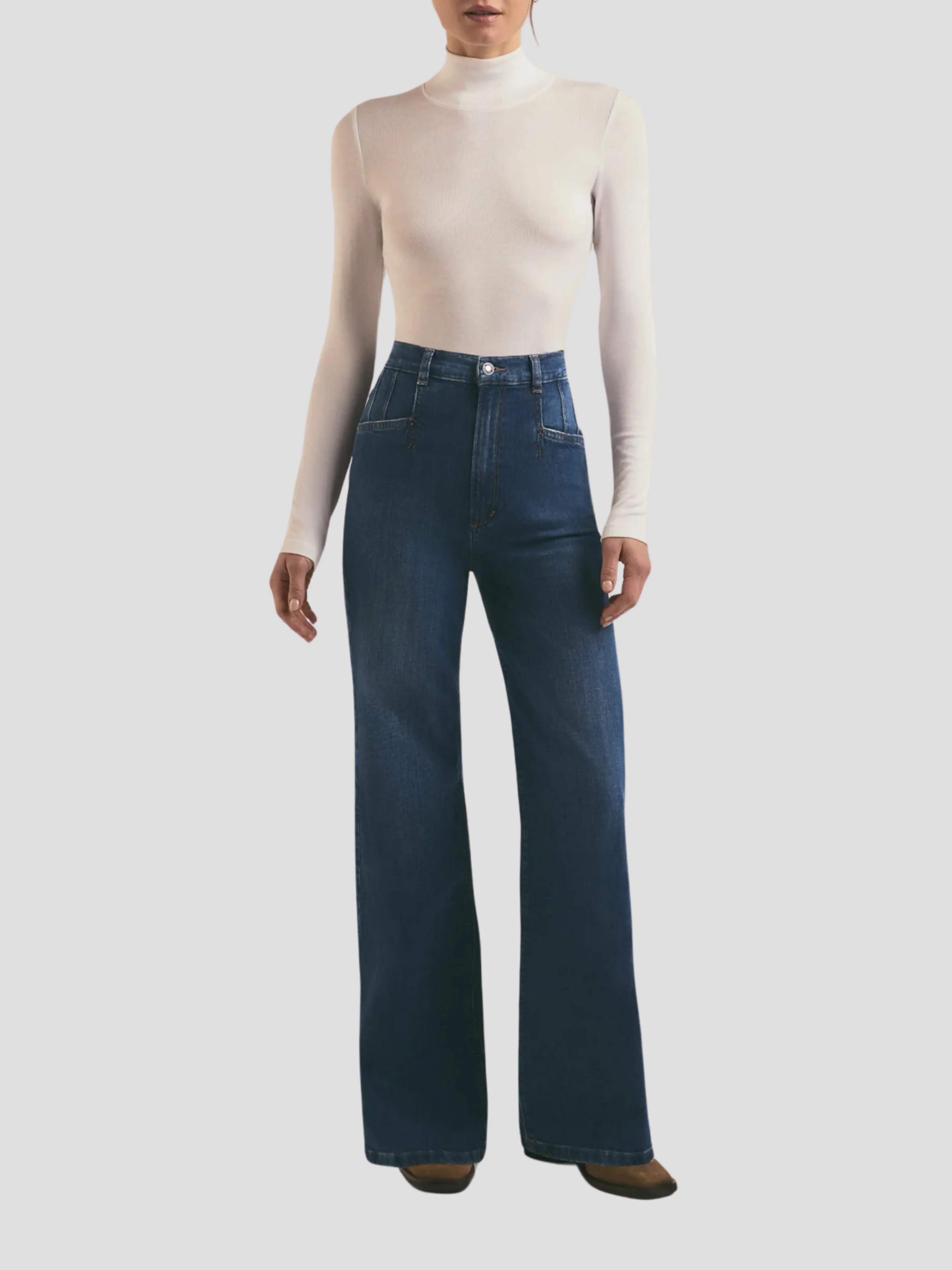 The Jordie Super High Rise Wide Leg Jeans