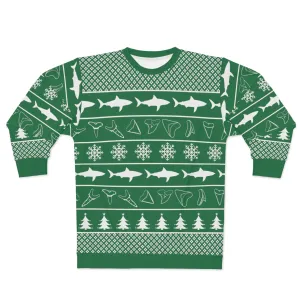 The Shark Tooth Ugly Sweater - Green