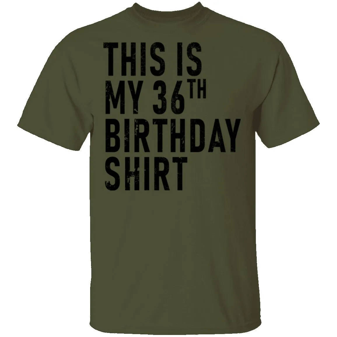 This Is My 36th Birthday Shirt T-Shirt