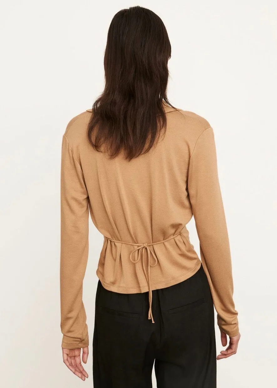 Tie Back Cardigan (Almond)