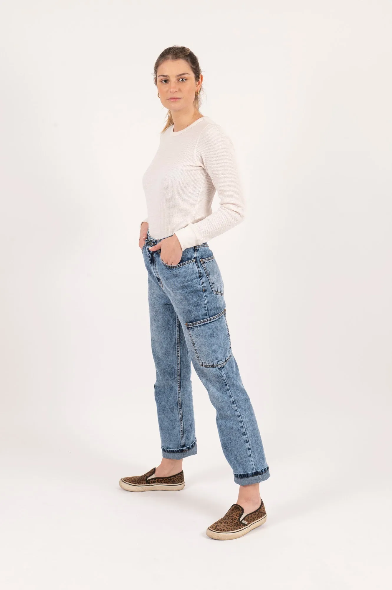 Toke Jeans Lennon Azul Mujer