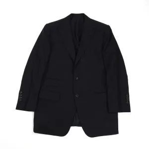 Tom Ford Slim Fit 3 Piece Navy Striped Suit - 42