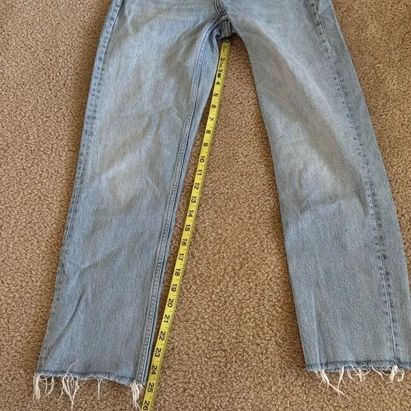 Topshop straight jeans size 25- NWOT