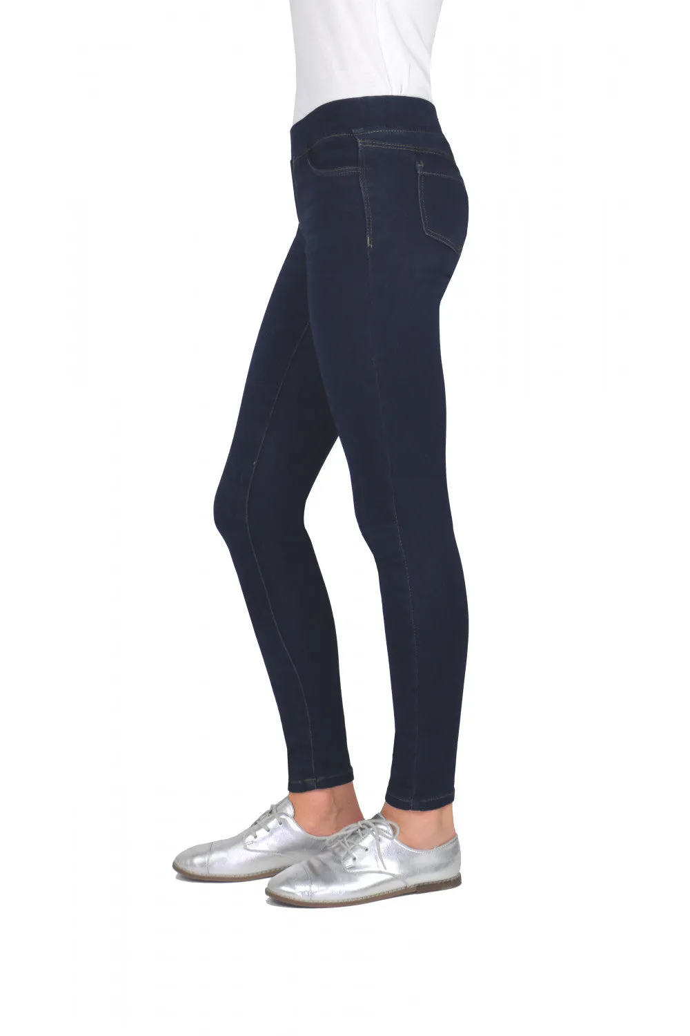 Tractr Dark Indigo Pull-On Jegging (4-6X)