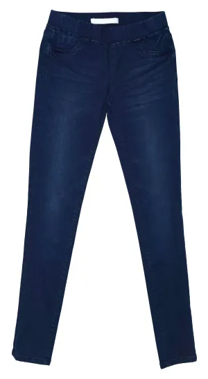 Tractr Dark Indigo Pull-On Jegging (4-6X)