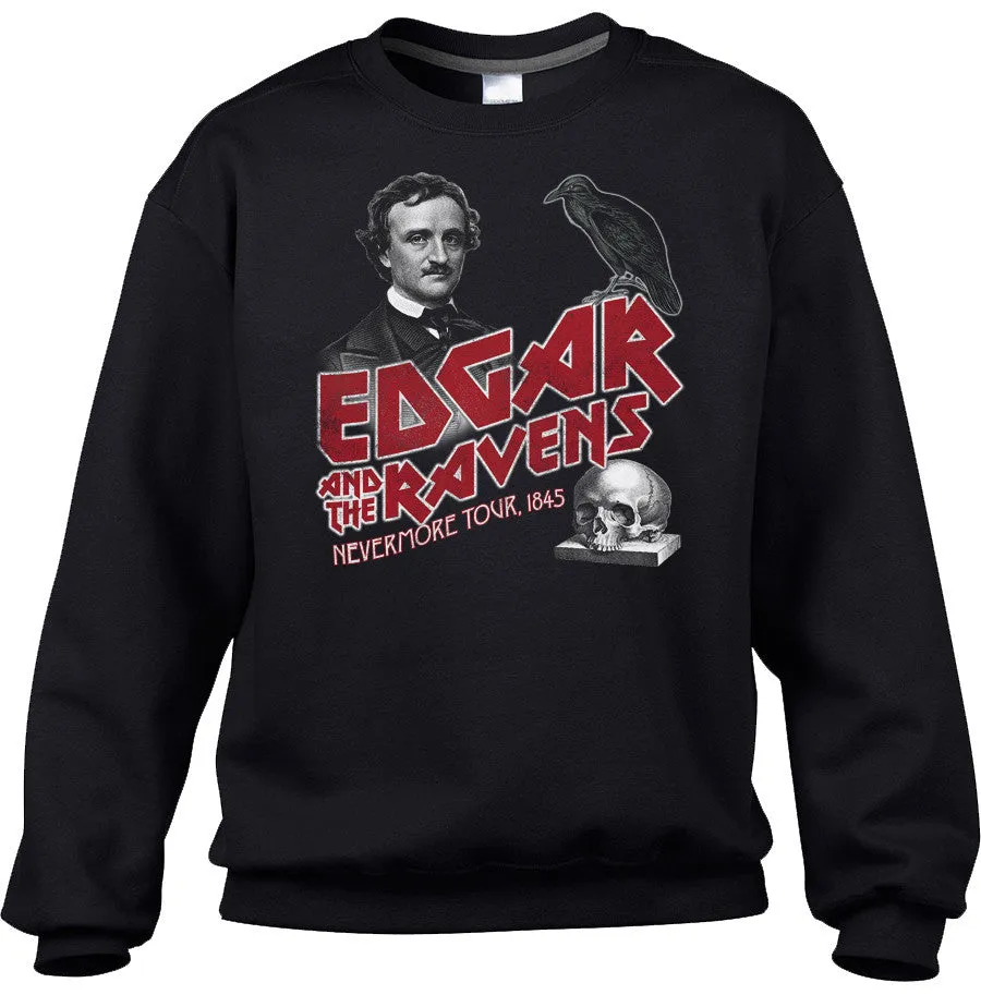 Unisex Edgar and the Ravens Nevermore Tour Sweatshirt - Edgar Allan Poe