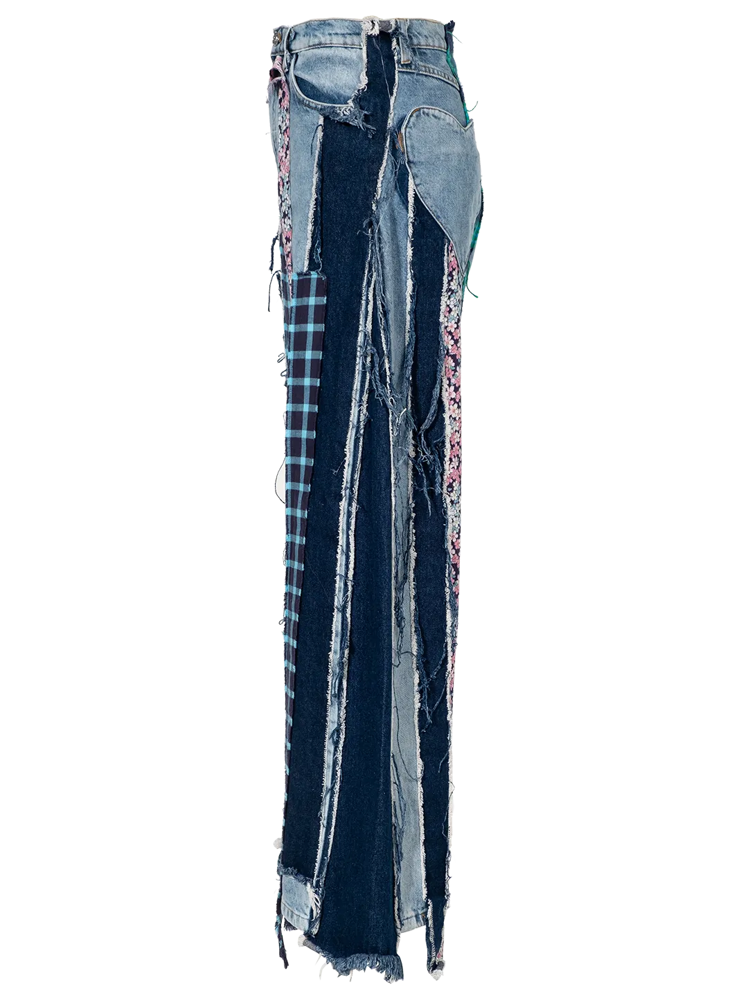 Upcycled Panel Jeans