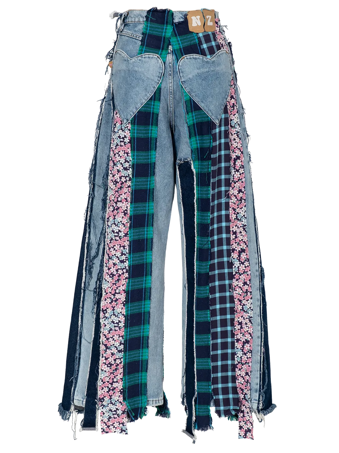 Upcycled Panel Jeans
