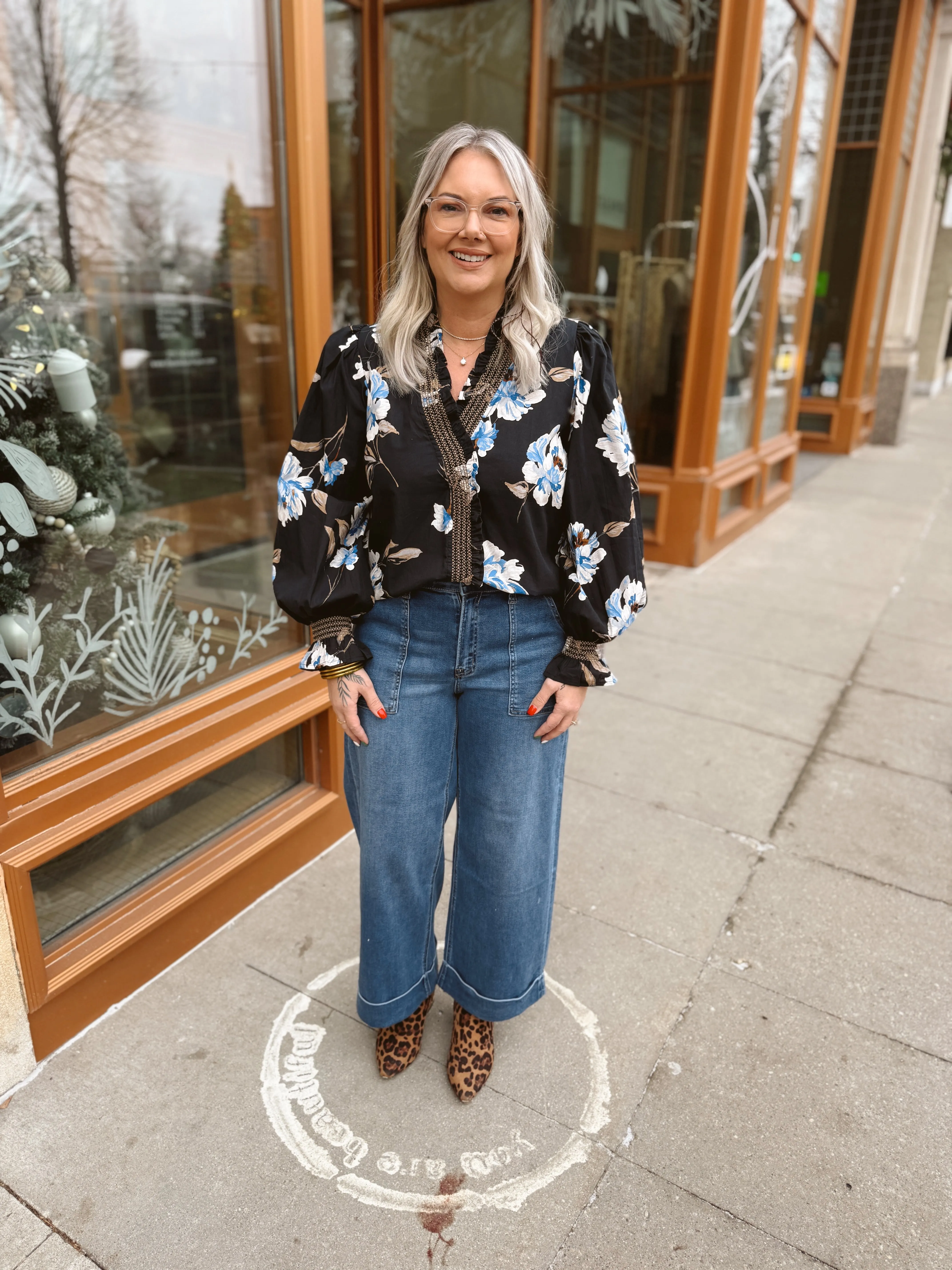Vervet Enviably Wide Leg Jeans