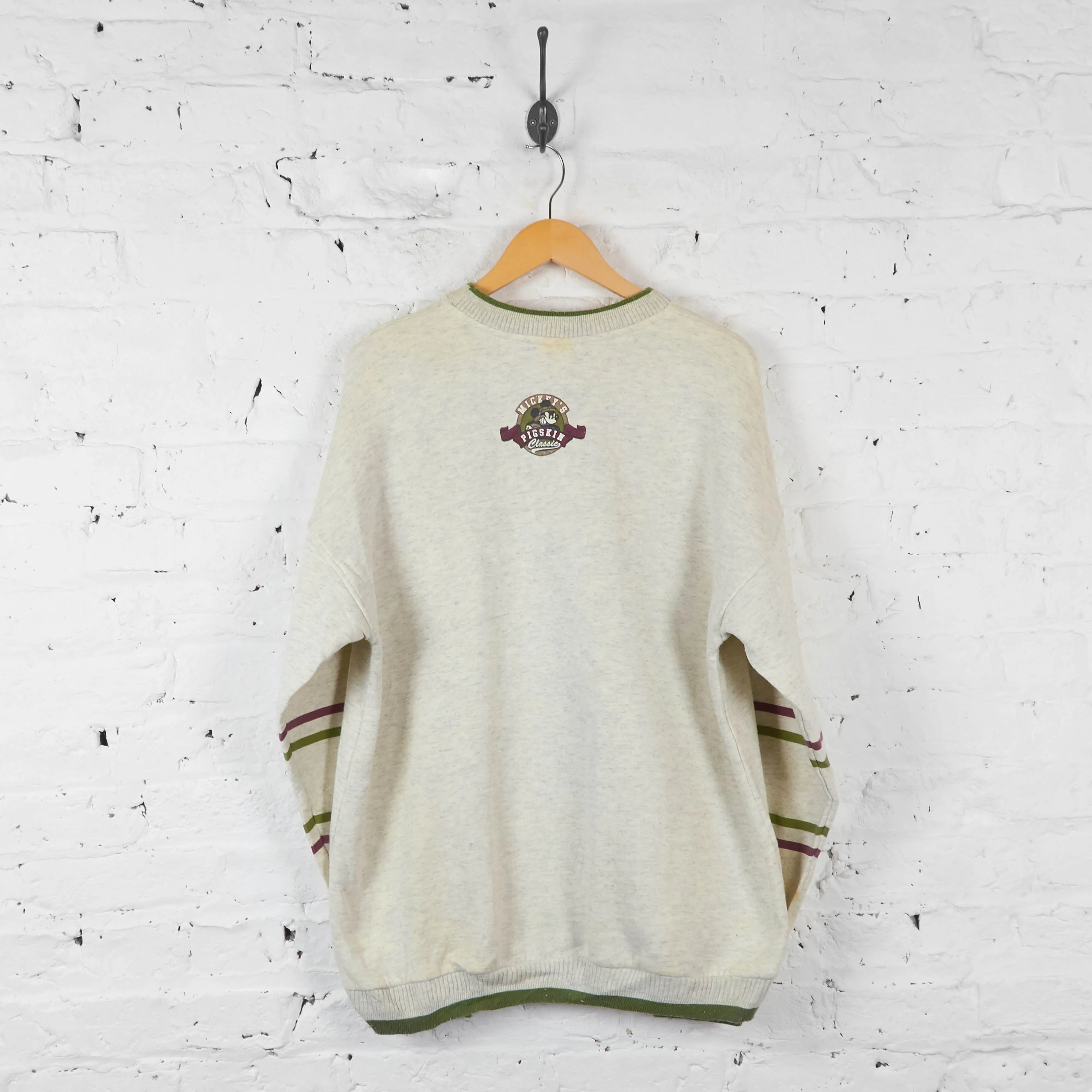 Vintage Disney Mickey Mouse Sweatshirt - Grey - XL