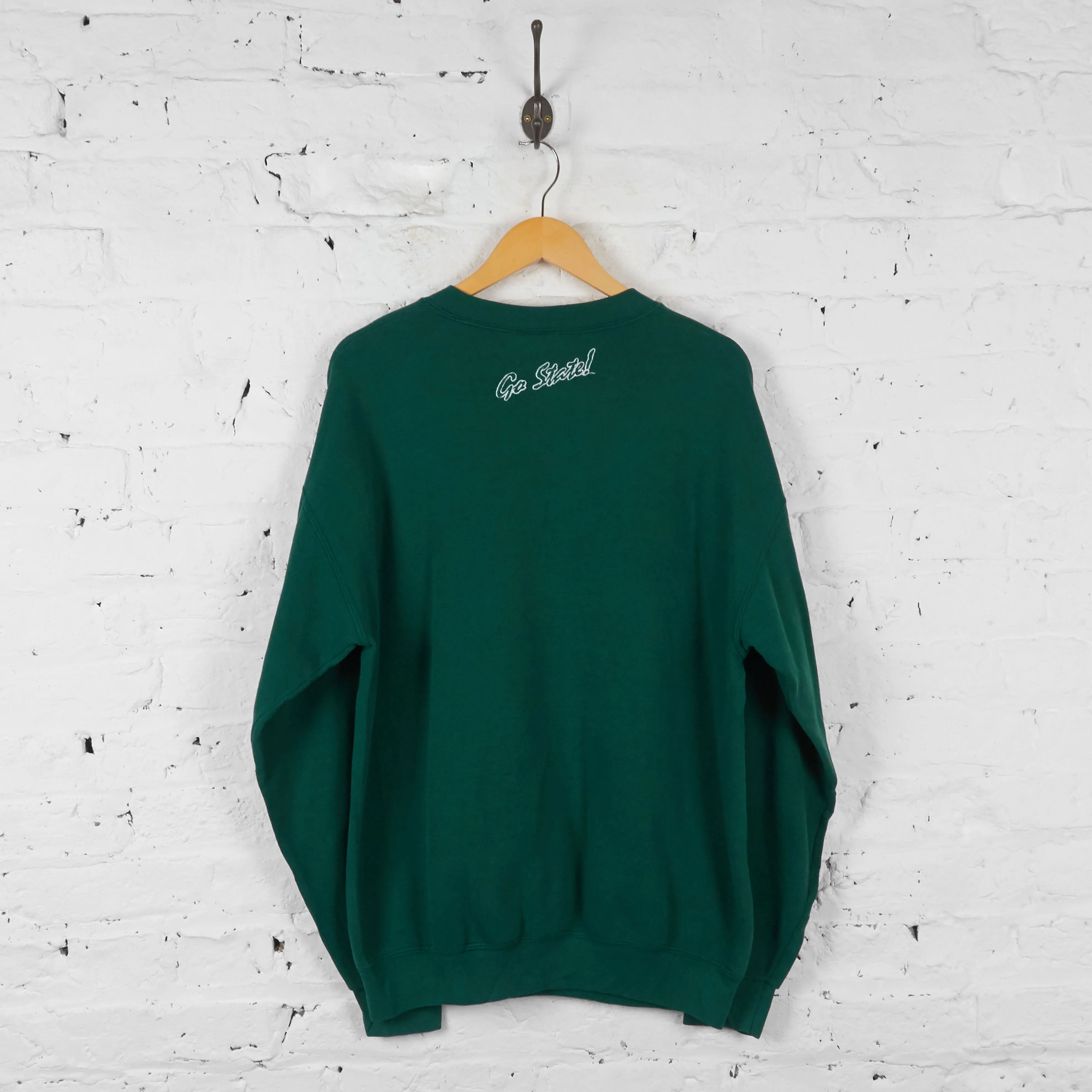 Vintage Michigan State Sweatshirt - Green - L