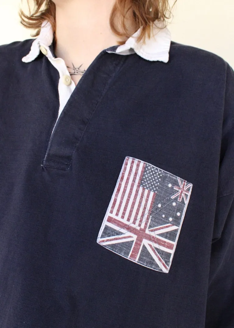 Vintage New River Rugby Polo T0048