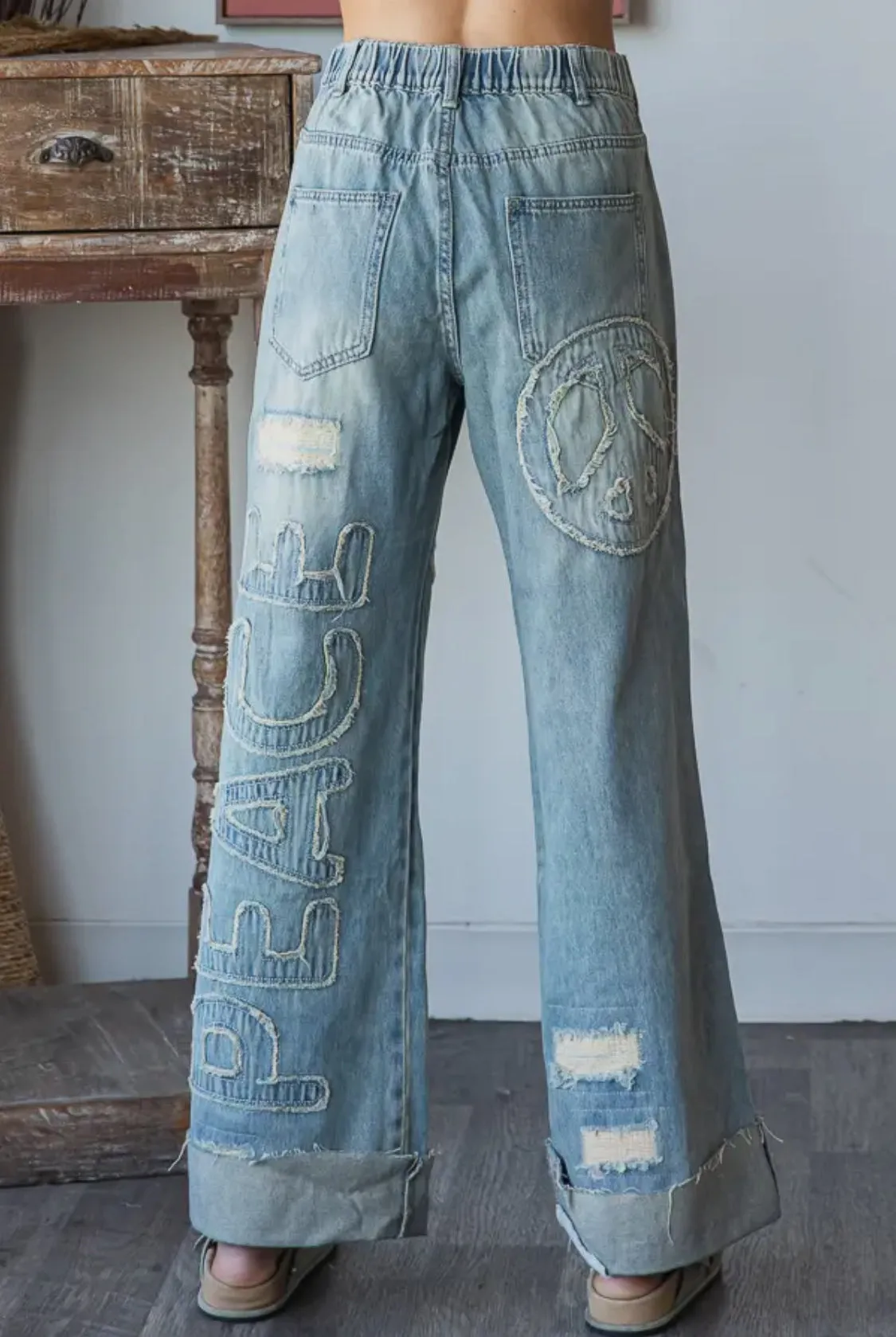 Washed Peace Denim