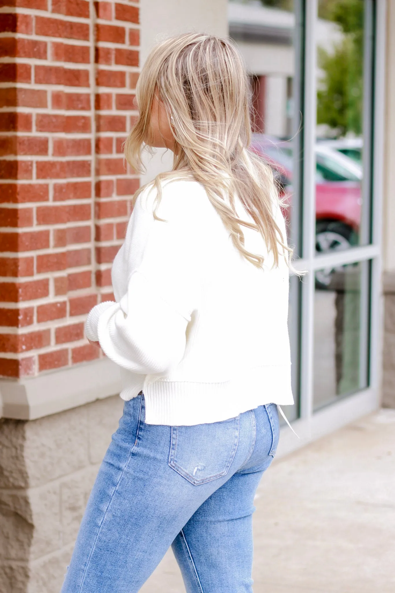 We Have a Warm Feeling Cropped Sweater in Ivory