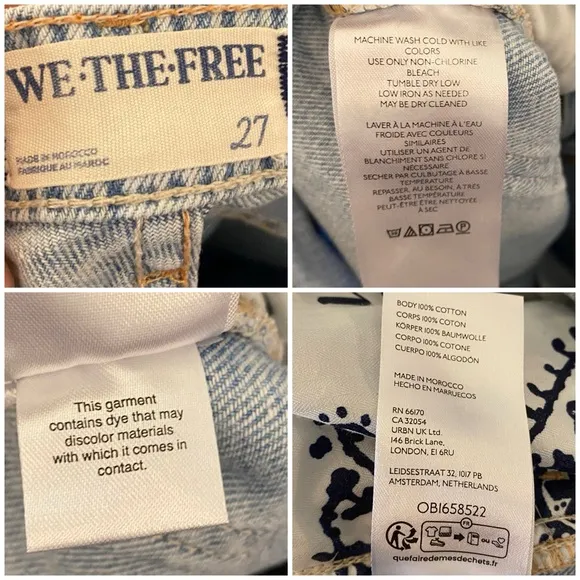 WE THE FREE Piper Mid-Rise Crop Wide-Leg Jeans - 27