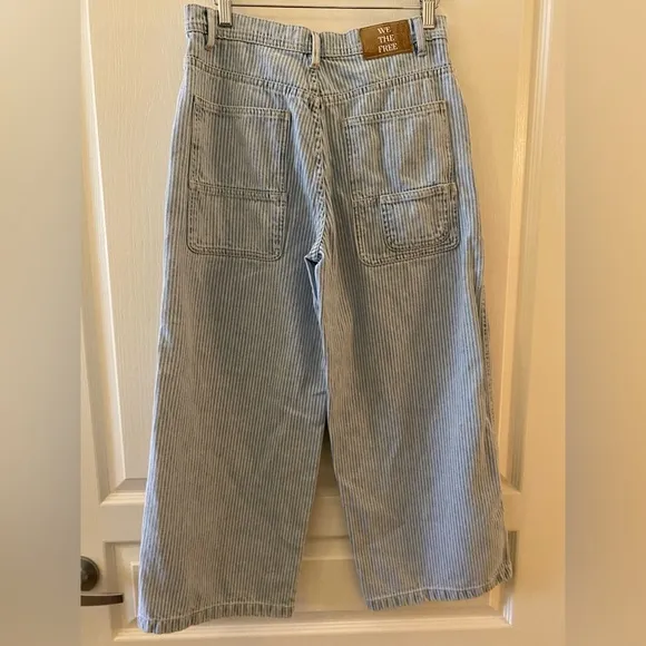 WE THE FREE Piper Mid-Rise Crop Wide-Leg Jeans - 27