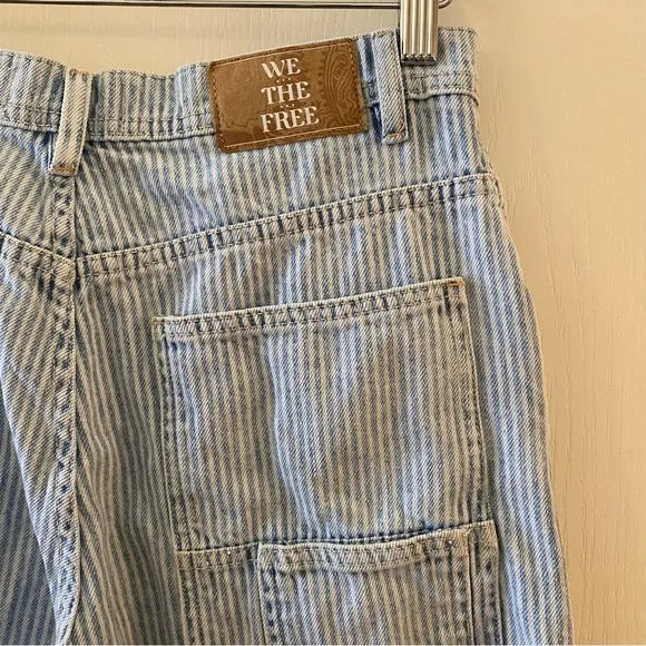 WE THE FREE Piper Mid-Rise Crop Wide-Leg Jeans - 27