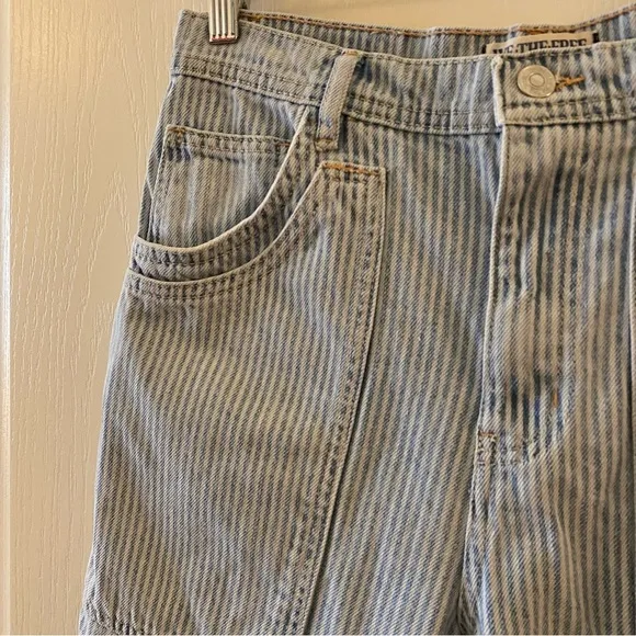 WE THE FREE Piper Mid-Rise Crop Wide-Leg Jeans - 27