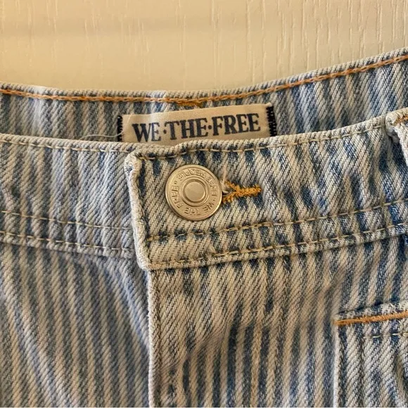 WE THE FREE Piper Mid-Rise Crop Wide-Leg Jeans - 27