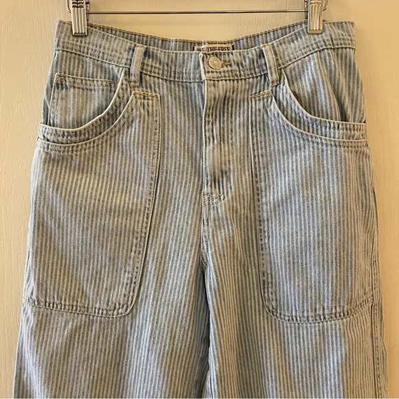 WE THE FREE Piper Mid-Rise Crop Wide-Leg Jeans - 27