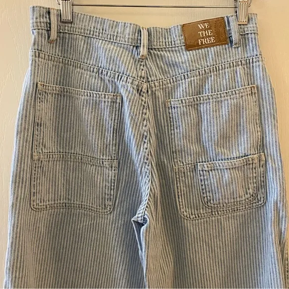WE THE FREE Piper Mid-Rise Crop Wide-Leg Jeans - 27